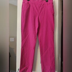 EUC Kim Rogers Millineum Vibrant Pink Straight Leg Pants